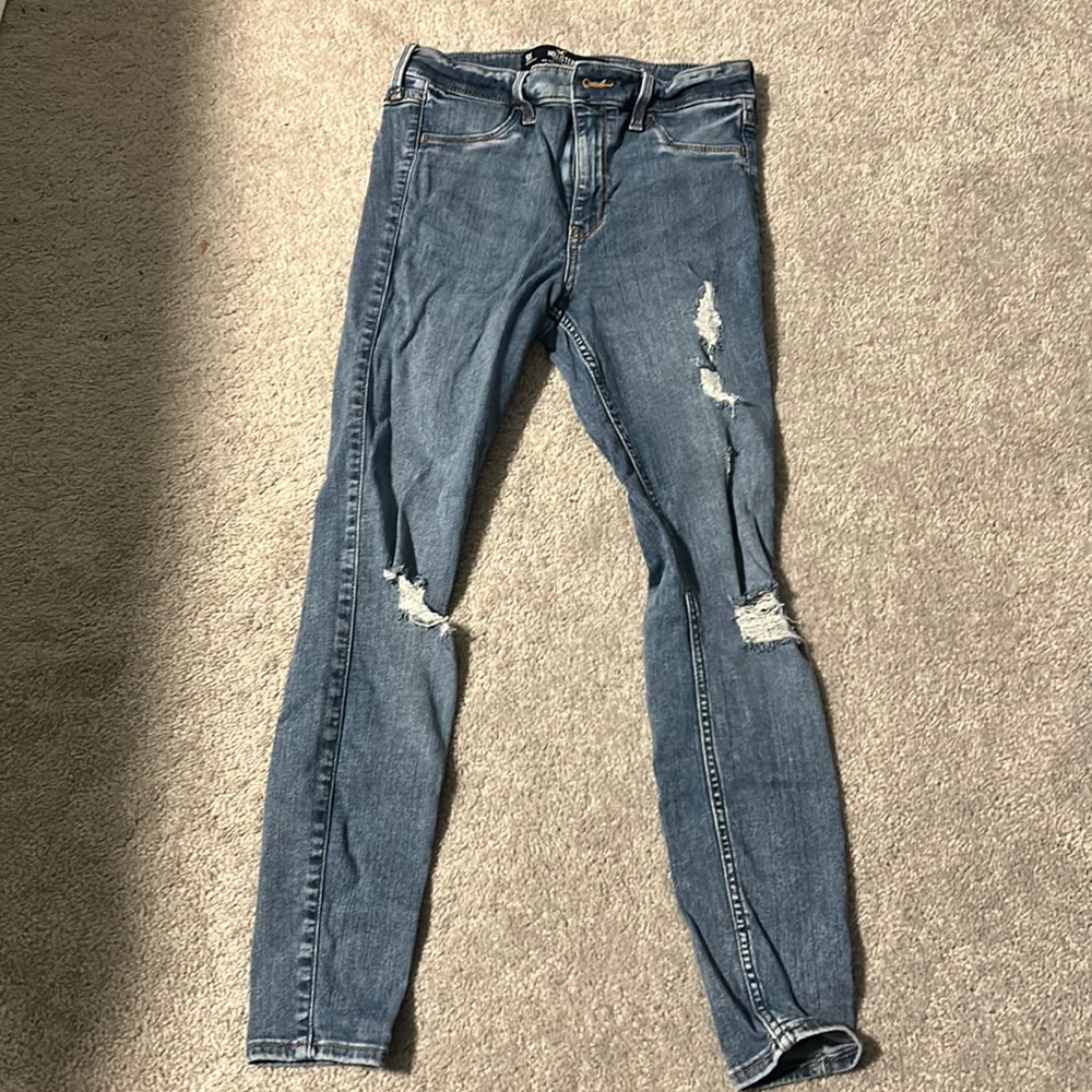 Hollister crop jeggings